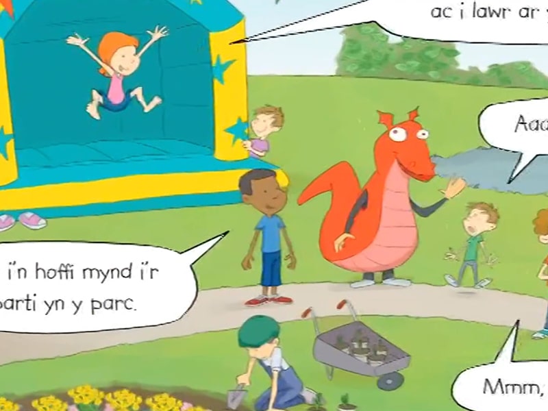 Llun "Parti yn y parc"