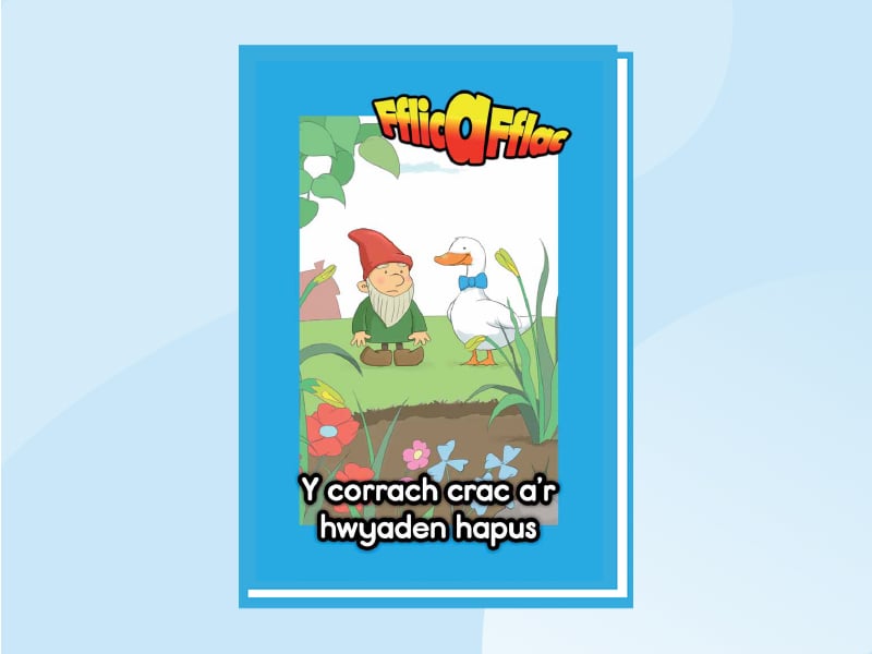 Llun am Y corrach crac a’r hwyaden hapus