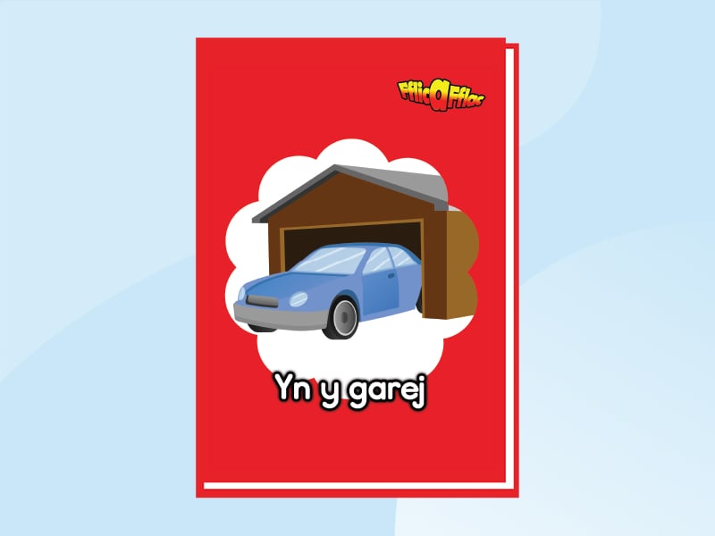 Llun am Yn y garej